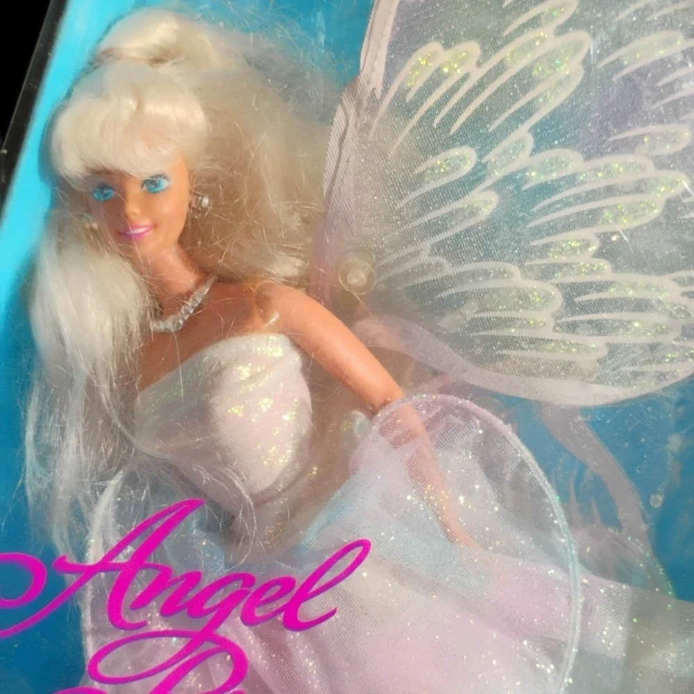 💖 Barbie ANGEL PRINCESS Doll Disney's  1996 in Box - Picture 5 of 16